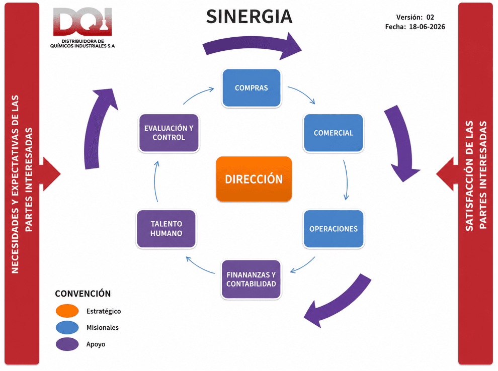 Mapa de procesos DQI